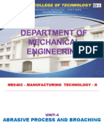 UNIT-4-Manufacturing Technolgy II