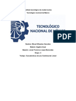 Caracteristicas de Una Combinacion Lineal