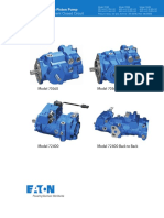 Variable Displacement Closed Circuit: Model 70160 Model 70360