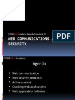 Web Communications and Security: Fore Academy Security Essentials (II)