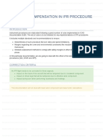 Wind Compensation in IFR Procedure