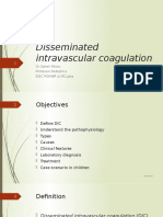 Disseminated Intravascular Coagulation