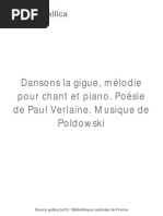 Dansons La Gigue Mélodie Pour (... ) Wienawska Irene bpt6k883781p