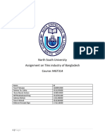 North South University Assignment On Tiles Industry of Bangladesh Course: MGT314