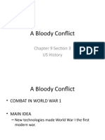 A Bloody Conflict: Chapter 9 Section 3 US History