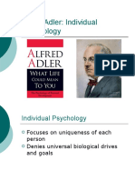 Alfred Adler: Individual Psychology