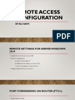 Remote Access Configuration PDF