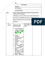 Клиновская Татьяна Lesson plan Who Grade: 5th When Level: elementary What Topic: the (r) sound Why Aim: to develop skills of pronunciation of the (r) sound in Outcomes