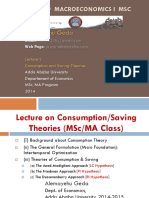 Alemayehu Geda: Advanced Macroeconomics I MSC