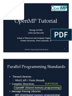 Openmp Tutorial: Seung-Jai Min