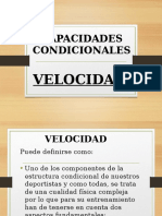 Capacidades Condicionales Velocidad