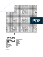 Sopa de Letras Biomecanica