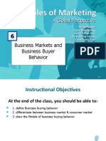 Business Markets and Business Buyer Behavior: A Global Perspective