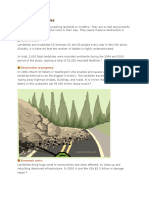 Effects of Landslides and Its Precautions