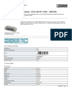 Printed-Circuit Board Connector - BCH-381HF-14 BK - 5452344: Key Commercial Data