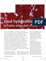 Food Hydro Colloids Properties