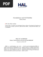 Cytoskeleton and Cell Motility: To Cite This Version