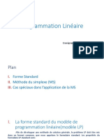 Programmation Linéaire