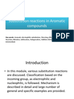 Aromatic Electrophilic Substitution