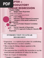 Scatter Plot/Diagram Simple Linear Regression Model