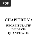 03 - Récapitulatif Du Devis Quantitatif