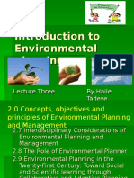 Introduction To Environmental Planning