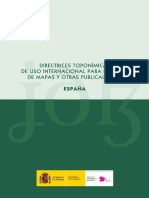 Directrices Toponomicas Mapas y Otras Publicaciones PDF