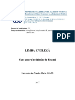 Limba Engleză: Curs Pentru Învăţământ La Distanţă