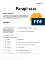 How To Paraphrase