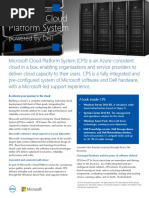 Microsoft Cloud Platform System: Powered by Dell