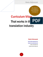 How To Write A Translator's CV