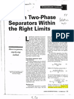 Design 2P Separators in Rigth Limits