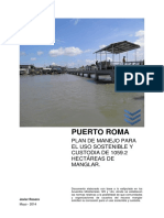 Plan de Manejo Puerto Roma 2014 PDF