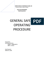 Safety Operating Procedure