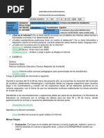 El Informe - Grado 6 - Español - Mireya Vargas