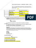 Correction Examen Gestion de Production