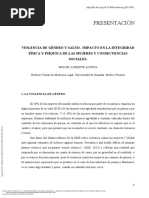 Violencia de Género Escenarios y Desafíos