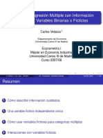 Análisis de Regresión Múltiple Con Información Cualitativa