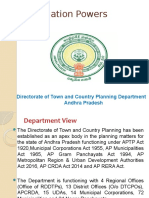 Delegation Powers: Directorate of Town and Country Planning Department Andhra Pradesh