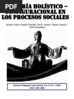 La Teoría Holístico - Configuracional en Los Procesos Sociales.