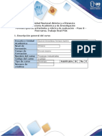 Guia de Actividades y Rubrica de Evaluacion - Paso 8 - Post Tarea. Trabajo Final POA