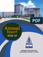 IRDAI English Annual Report 2018-19 PDF