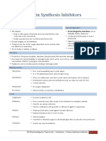 Protein Synthesis Inhibitors