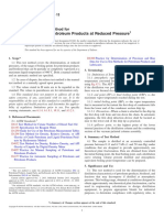 Distillation of Petroleum Products at Reduced Pressure: Standard Test Method For