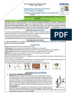 Actividad de Educacion Fisica N°03 - Cuarto Grado PDF