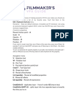 Reveal Anchor Point - A Scale - S Opacity - T Rotation - R Position - P