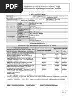 GFPI-F-023 Formato Planeacion Seguimiento y Evaluacion Etapa Productiva