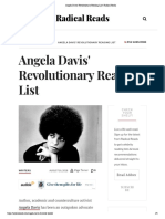 Angela Davis' Revolutionary Reading List - Radical Reads