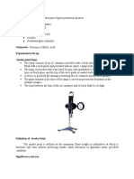 Aim: To Determine The Smoke Point of Given Petroleum Product. Apparatus