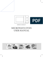 Microwave Oven User Manual: Model No. Kor-6L77